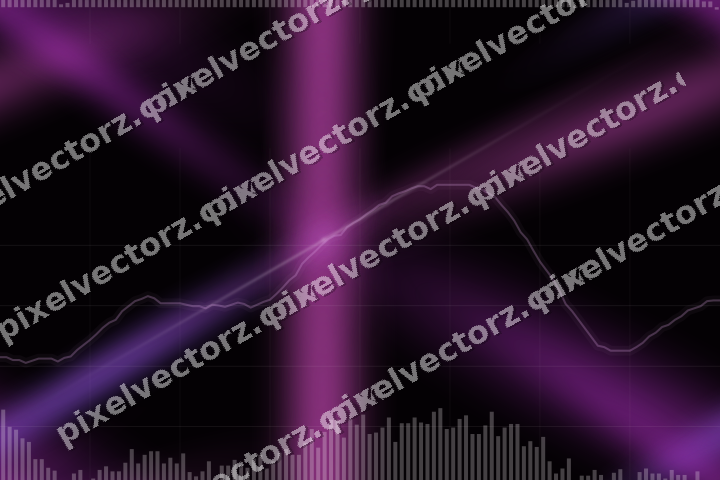 Nahtloser Neon Diagramm Hintergrund in Violett und Blau