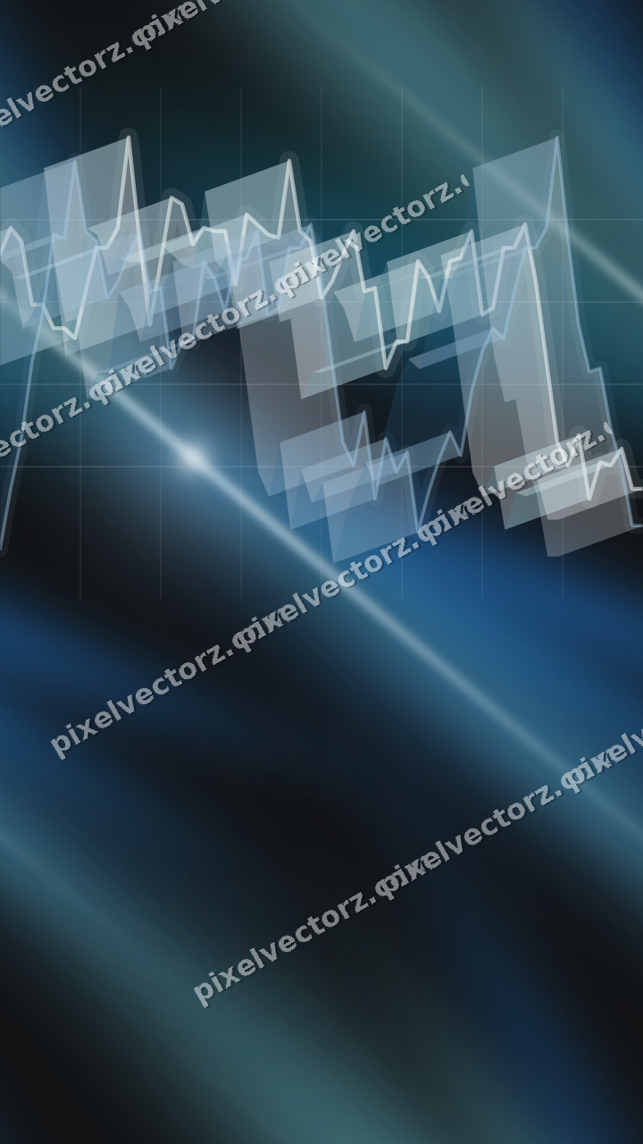 Nahtloser Neon Diagramm Hintergrund in Blau und Petrol