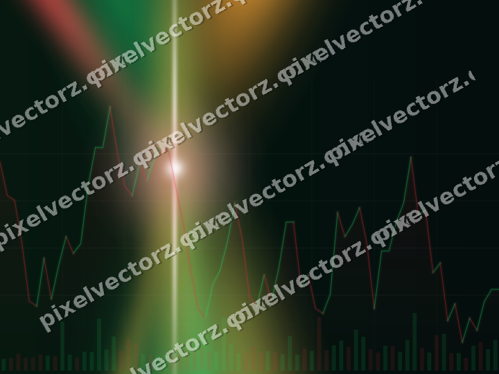 Leuchtender Neon Diagramm Hintergrund in Rot und Orange