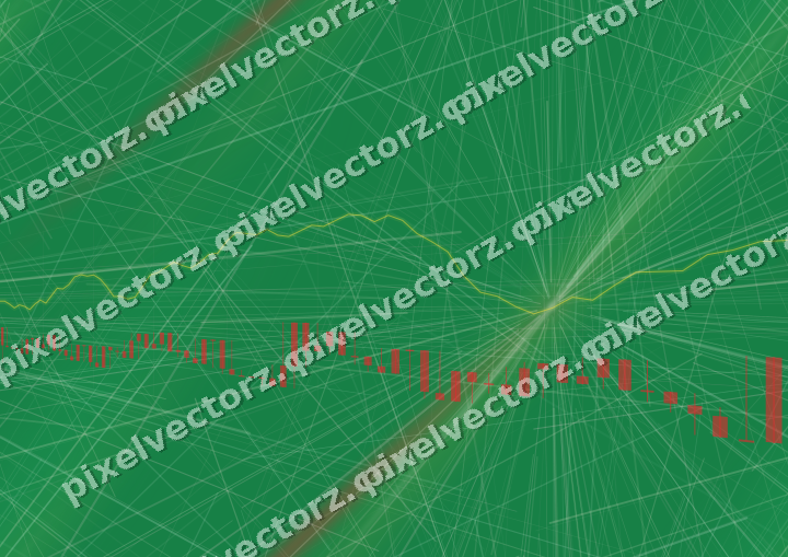 Nahtloser Neon Diagramm Hintergrund in Rot und Orange