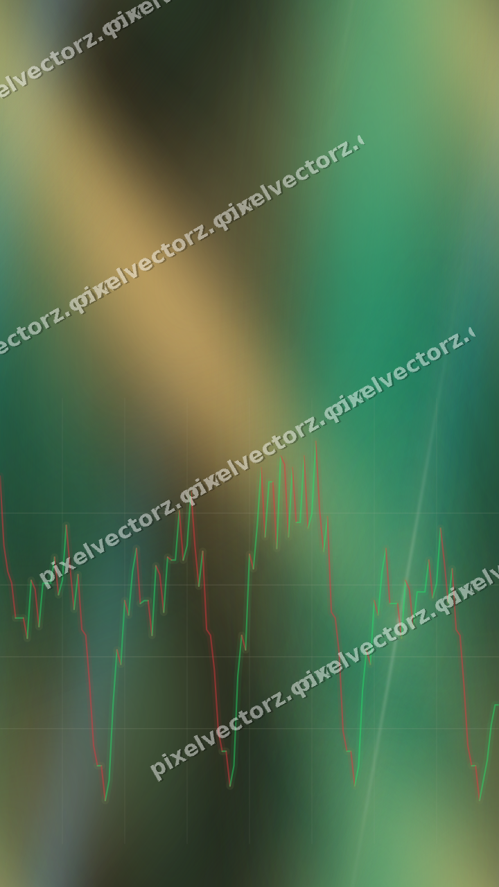 Nahtloser Neon Diagramm Hintergrund in Bernstein und Grün