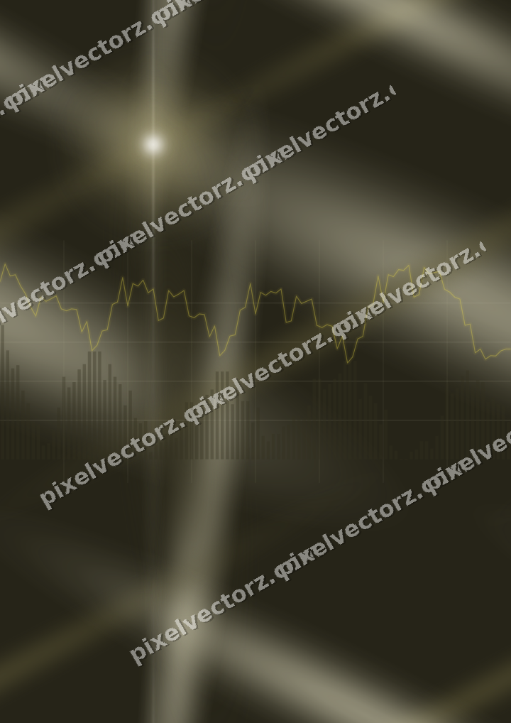 Nahtloser Neon Diagramm Hintergrund in Dunkelbernstein und Gelb