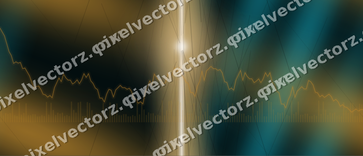 Nahtloser Neon Diagramm Hintergrund in Bernstein und Petrol