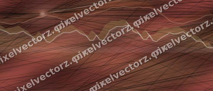 Nahtloser Neon Diagramm Hintergrund in Rot und Orange