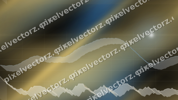 Nahtloser Neon Diagramm Hintergrund in Blau und Bernstein