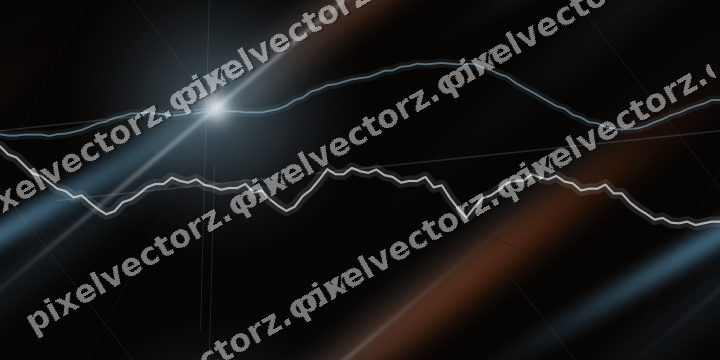 Nahtloser Neon Diagramm Hintergrund in Türkis und Rot