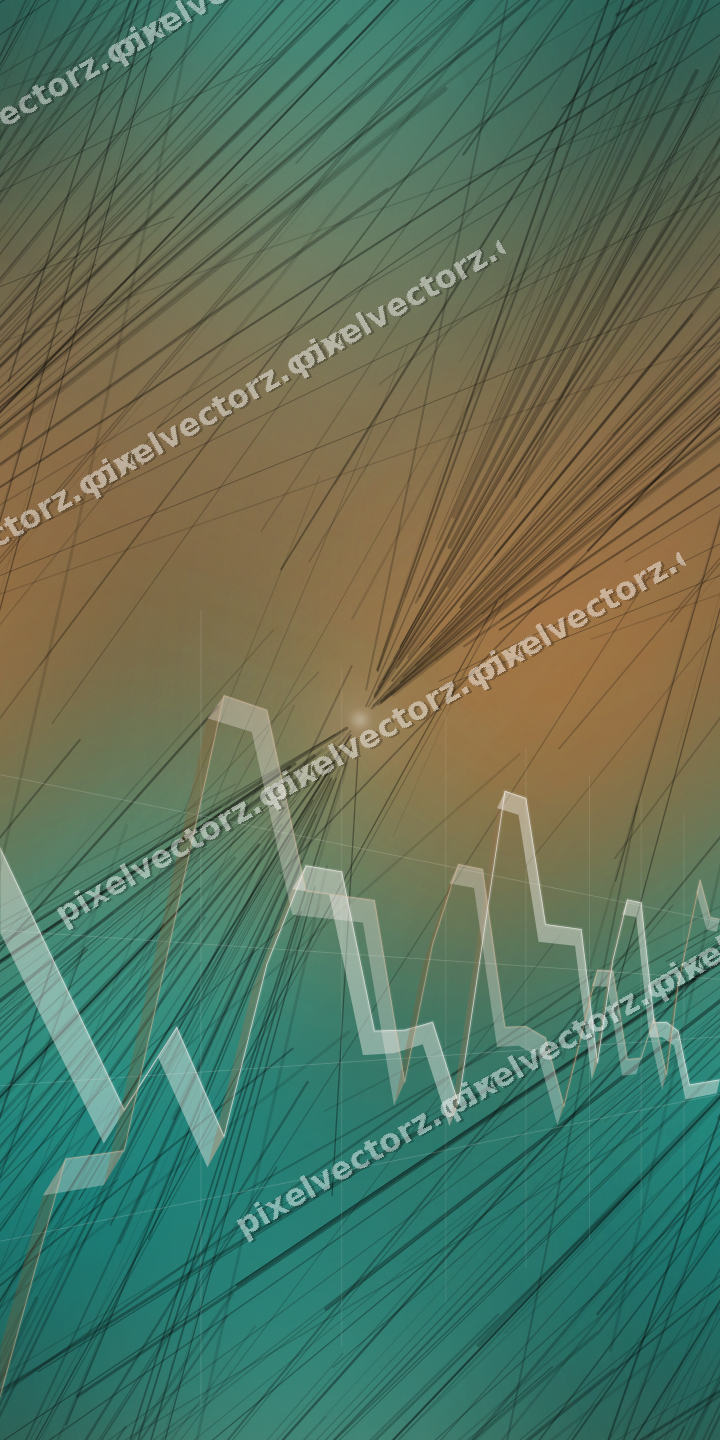 Nahtloser Neon Diagramm Hintergrund in Orange und Petrol