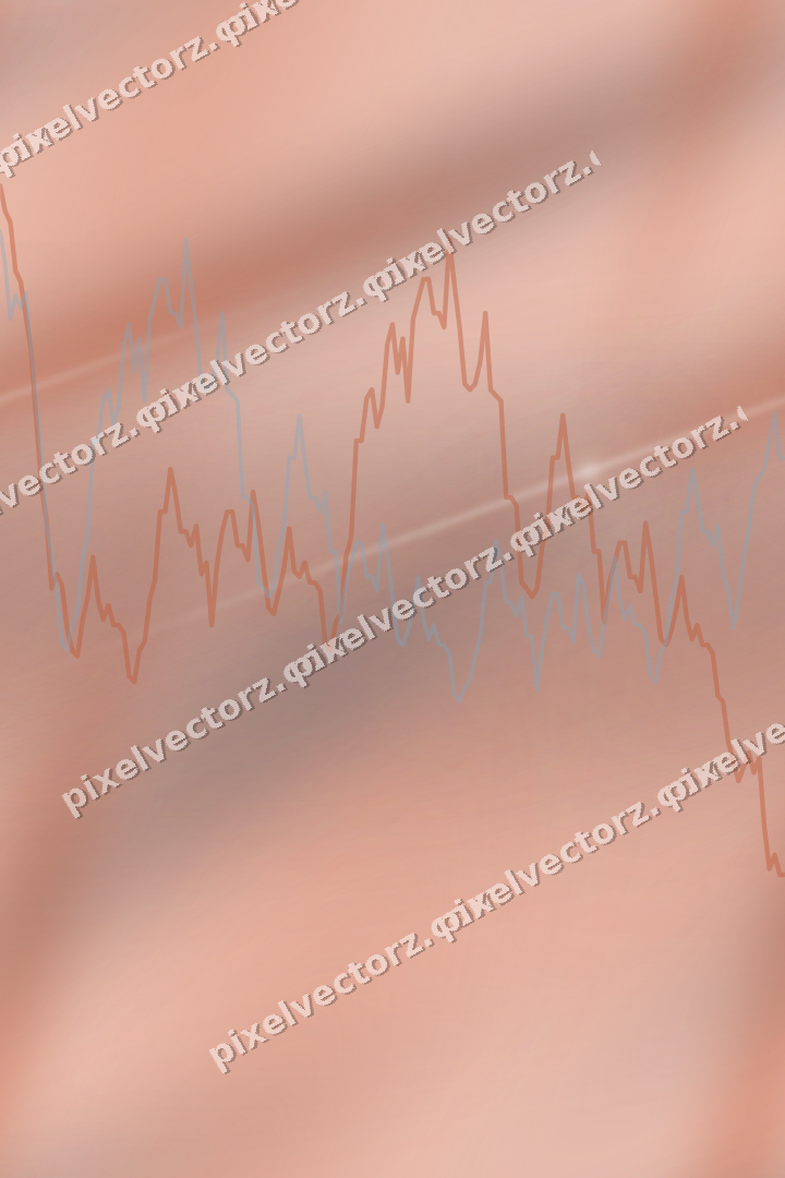 Nahtloser Pastell Diagramm Hintergrund in Orange und Türkis