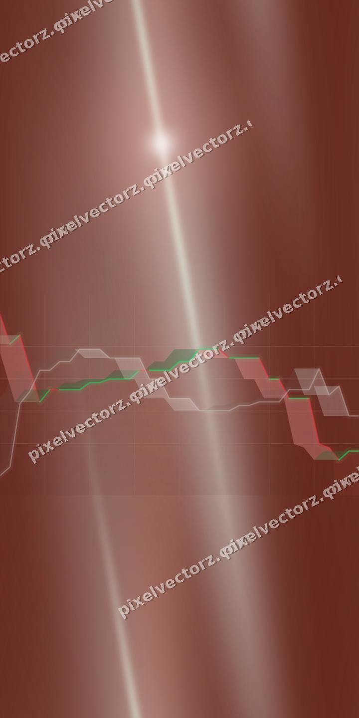 Nahtloser Neon Diagramm Hintergrund in Rot und Orange