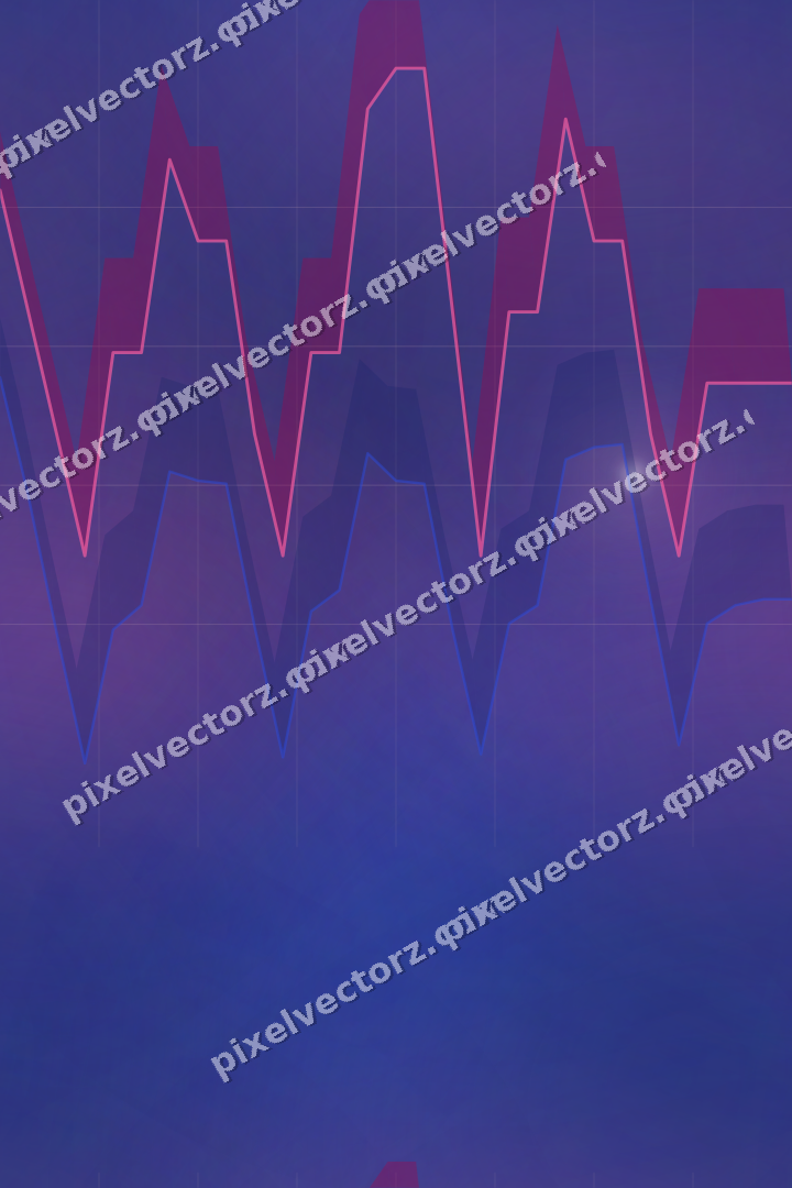 Nahtloser Neon Diagramm Hintergrund in Rosa und Blau