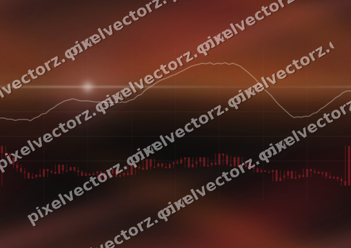 Nahtloser Neon Diagramm Hintergrund in Rot und Bernstein