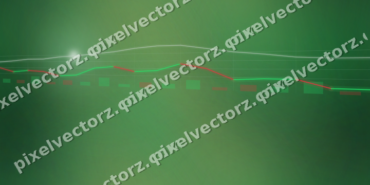 Nahtloser Neon Diagramm Hintergrund in Grün und Bernstein