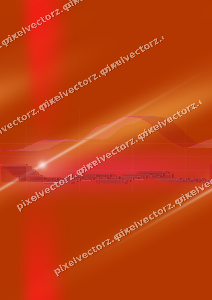 Nahtloser Neon Diagramm Hintergrund in Rot und Orange