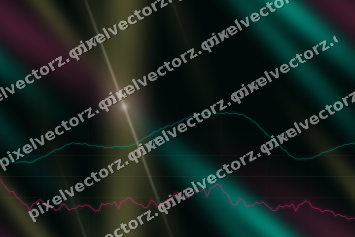 Nahtloser Neon Diagramm Hintergrund in Rosa und Orange