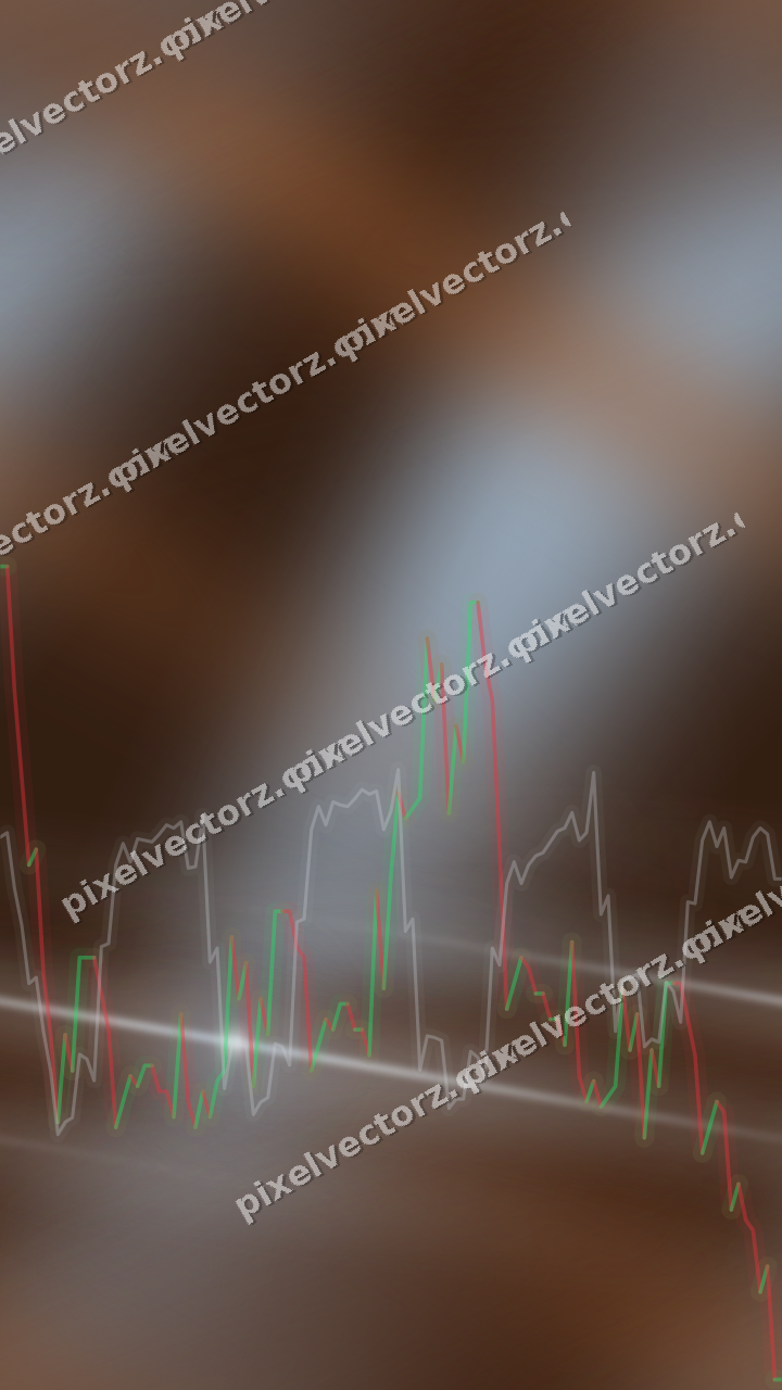 Nahtloser Neon Diagramm Hintergrund in Blau und Orange