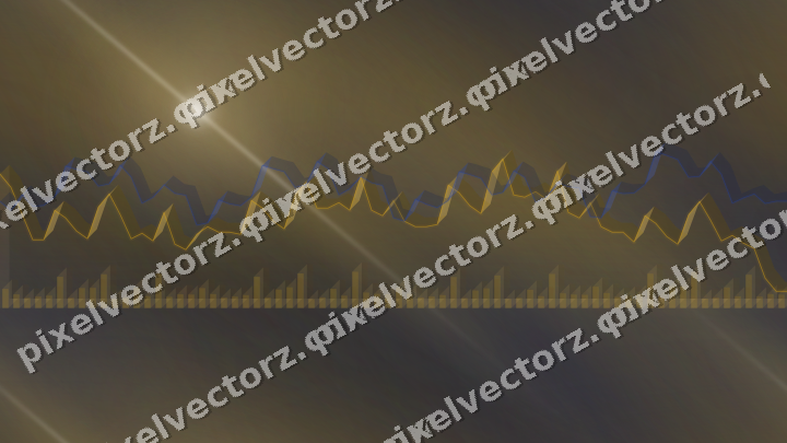 Nahtloser Neon Diagramm Hintergrund in Bernstein und Blau