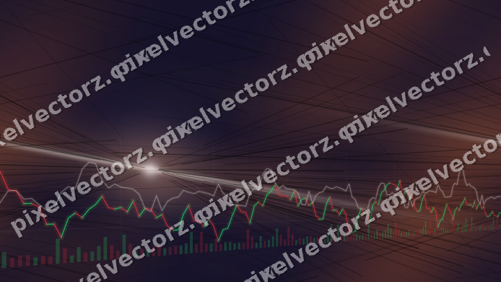 Nahtloser Neon Diagramm Hintergrund in Orange und Blau