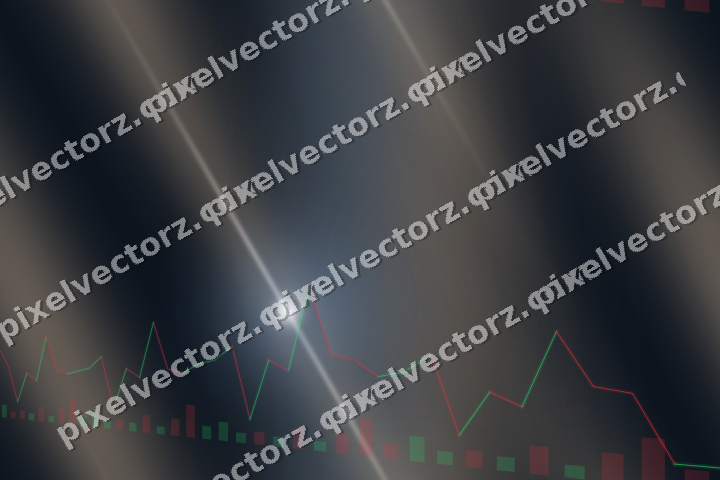 Nahtloser Neon Diagramm Hintergrund in Dunkelblau und Orange