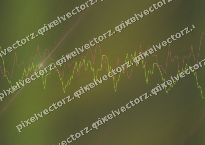 Nahtloser Neon Diagramm Hintergrund in Limette und Bernstein