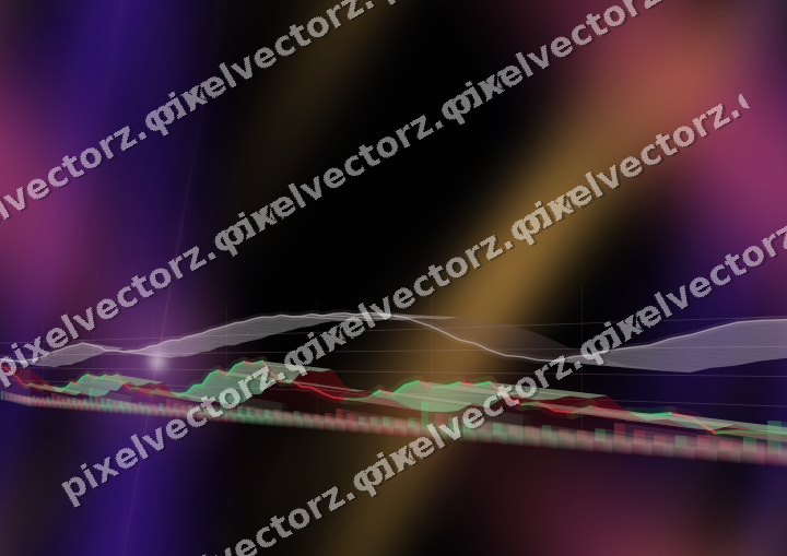 Nahtloser Neon Diagramm Hintergrund in Rosa und Bernstein
