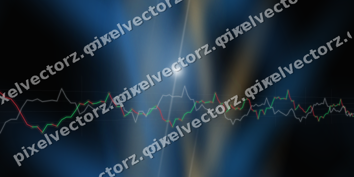Nahtloser Neon Diagramm Hintergrund in Blau und Rot