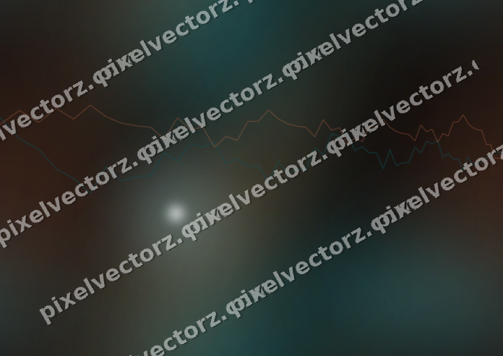 Nahtloser Neon Diagramm Hintergrund in Petrol und Orange
