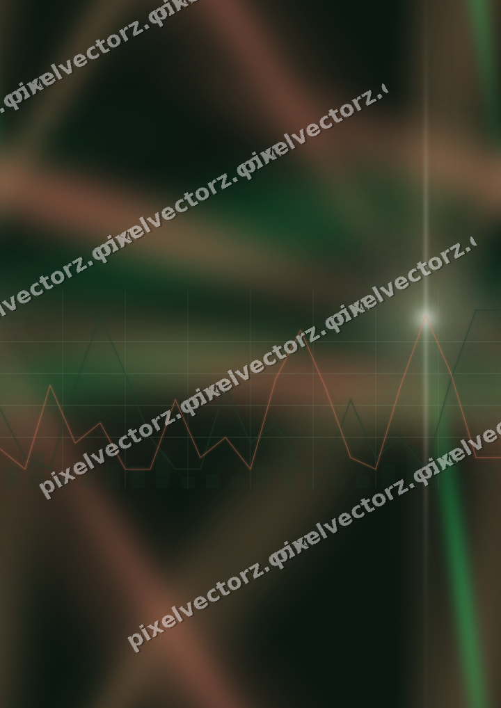 Nahtloser Neon Diagramm Hintergrund in Grün und Rot