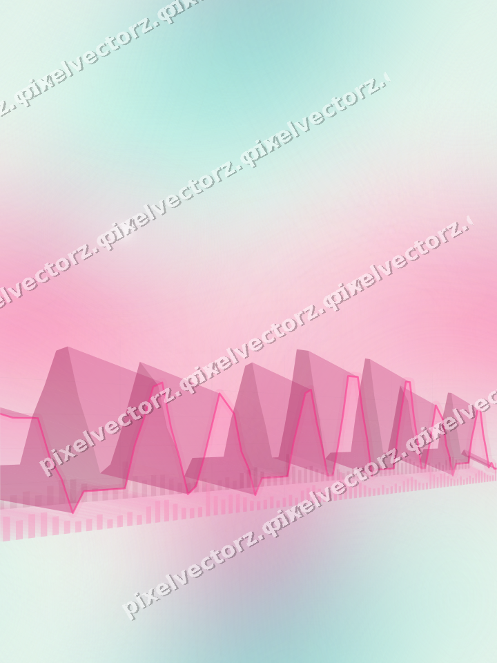 Nahtloser Pastell Diagramm Hintergrund in Rosa und Orange