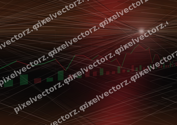 Nahtloser Neon Diagramm Hintergrund in Rot und Bernstein
