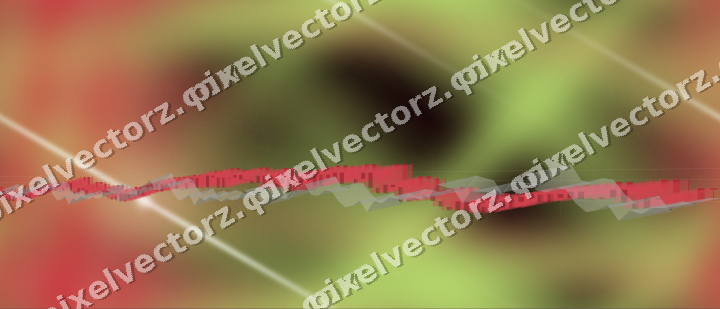 Nahtloser Neon Diagramm Hintergrund in Rot und Grün