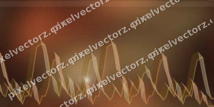 Nahtloser Neon Diagramm Hintergrund in Orange und Bernstein