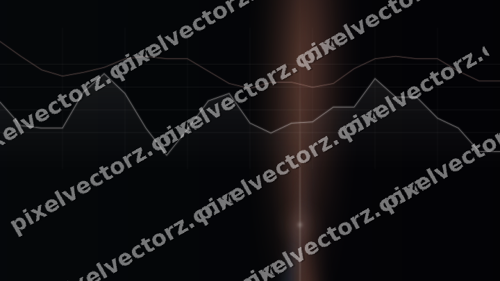 Leuchtender Neon Diagramm Hintergrund in Orange und Türkis
