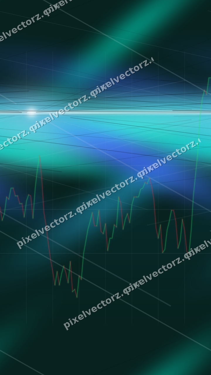 Nahtloser Neon Diagramm Hintergrund in Türkis und Petrol