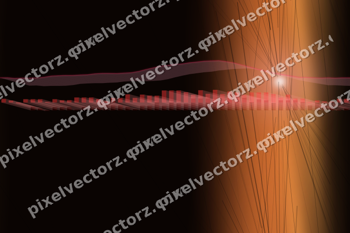Nahtloser Neon Diagramm Hintergrund in Rot und Orange