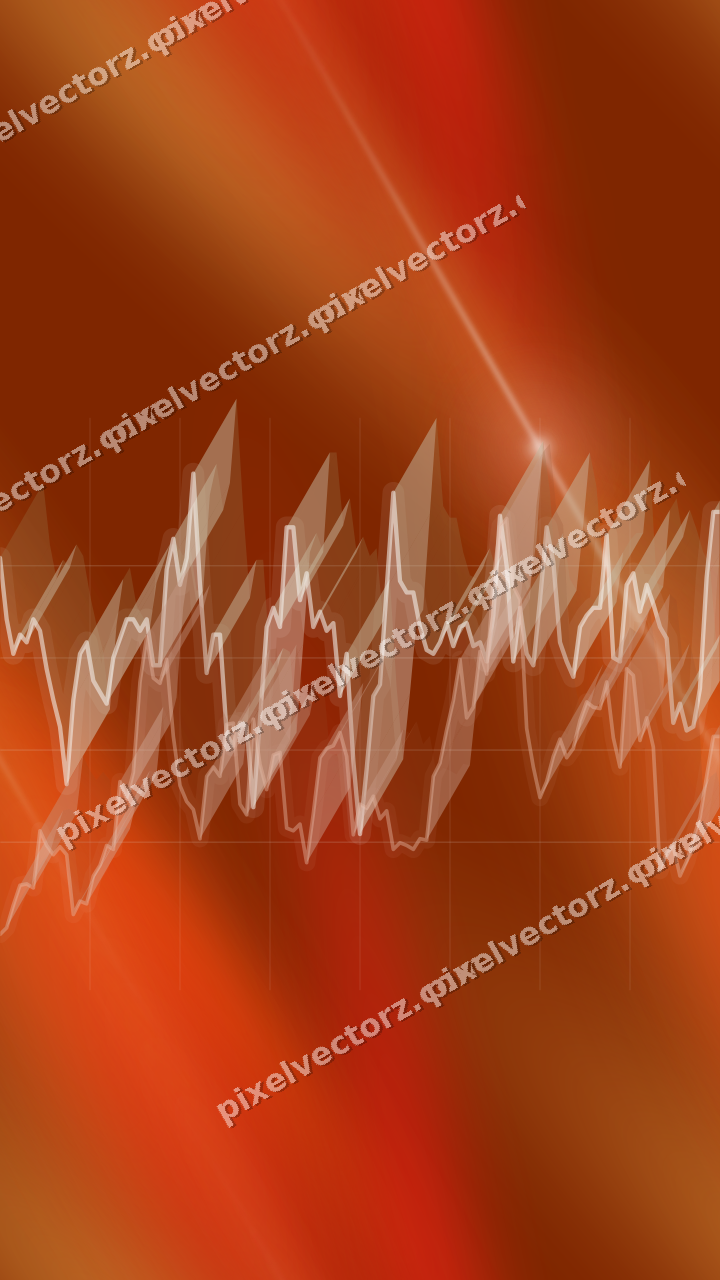 Nahtloser Neon Diagramm Hintergrund in Rot und Orange