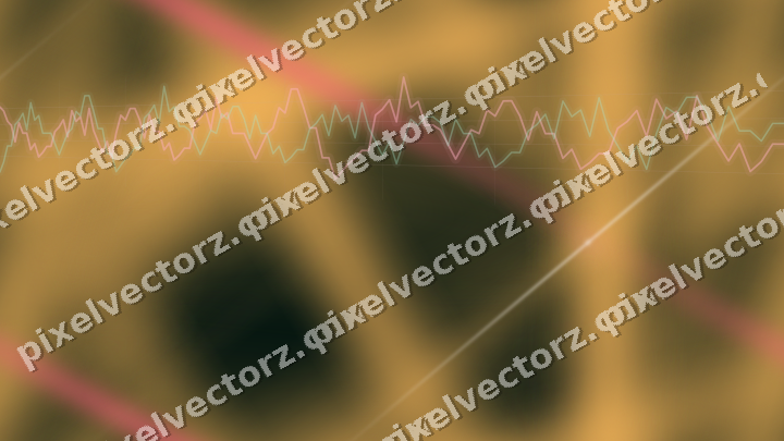 Nahtloser Neon Diagramm Hintergrund in Rosa und Bernstein
