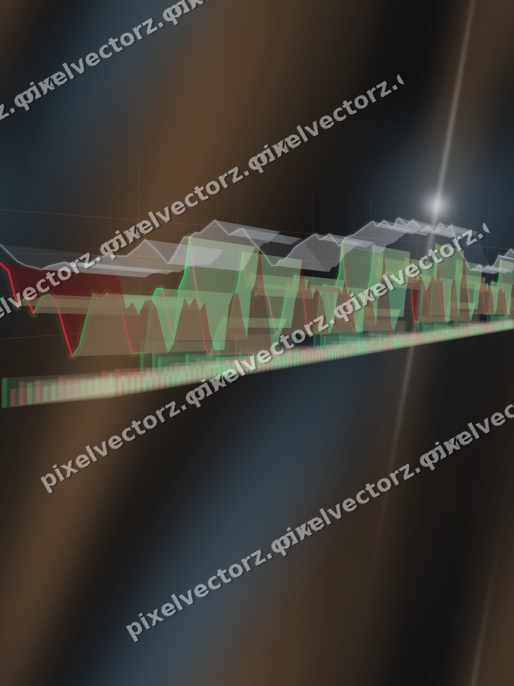 Nahtloser Neon Diagramm Hintergrund in Blau und Orange