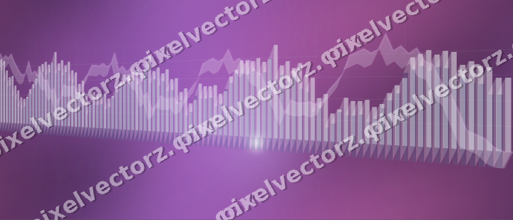 Nahtloser Neon Diagramm Hintergrund in Violett und Blau