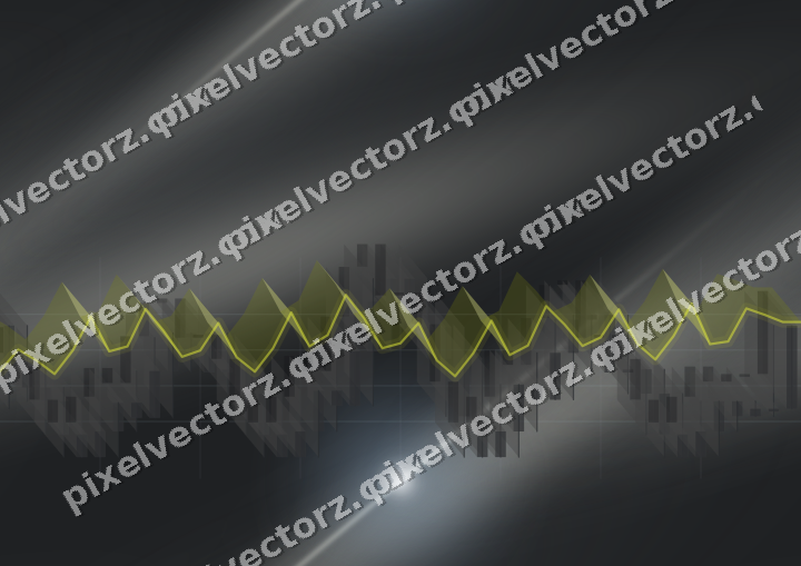 Nahtloser Neon Diagramm Hintergrund in Gelb und Grau