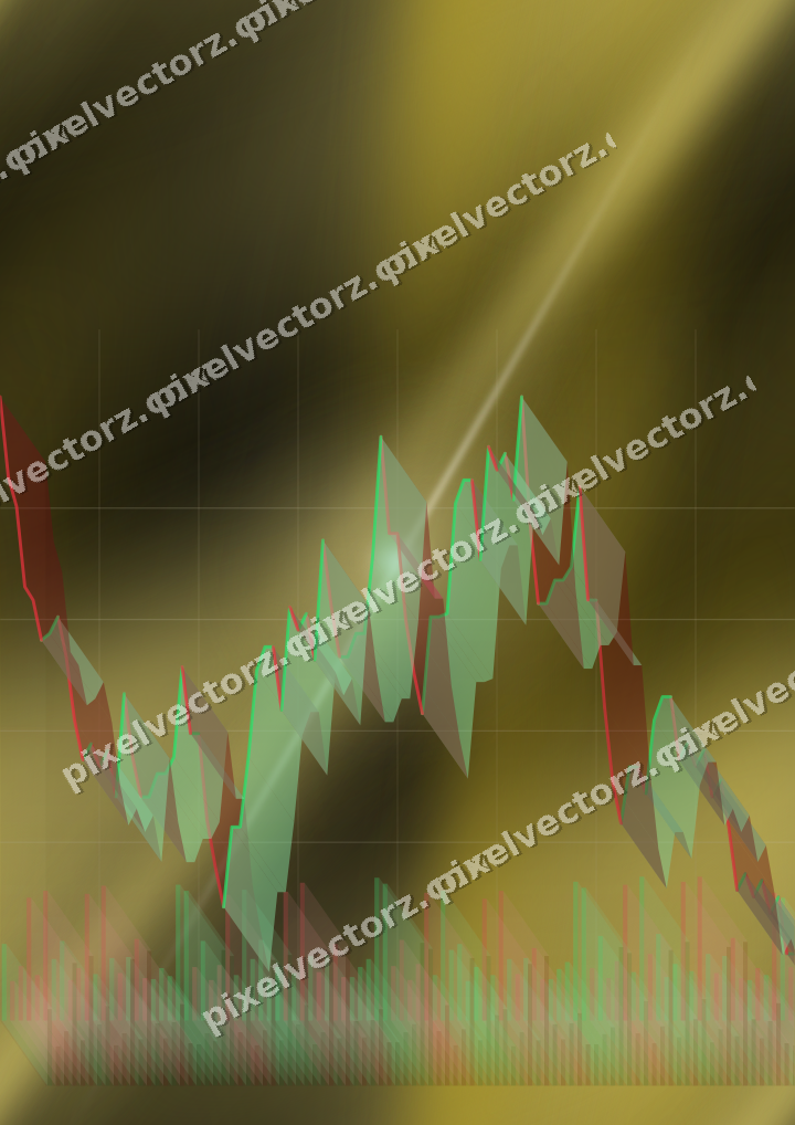 Nahtloser Neon Diagramm Hintergrund in Bernstein und Gelb