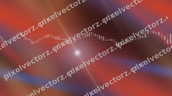 Nahtloser Neon Diagramm Hintergrund in Blau und Rot