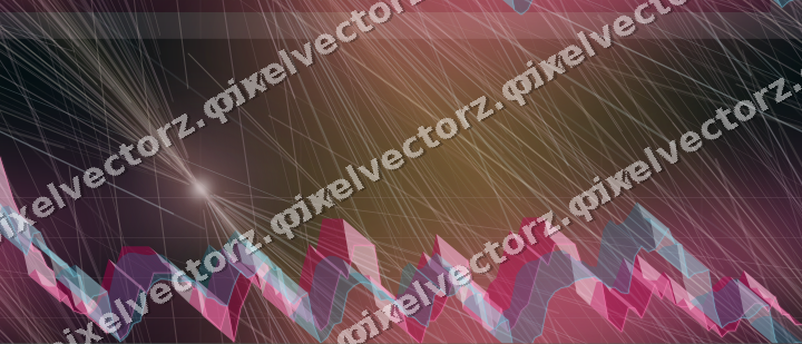 Nahtloser Neon Diagramm Hintergrund in Rosa und Türkis