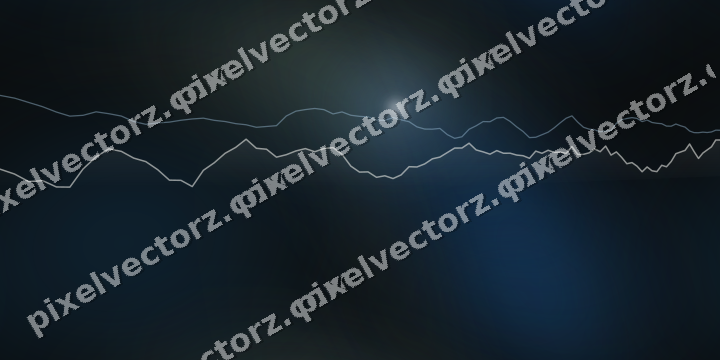 Nahtloser Neon Diagramm Hintergrund in Blau und Gelb