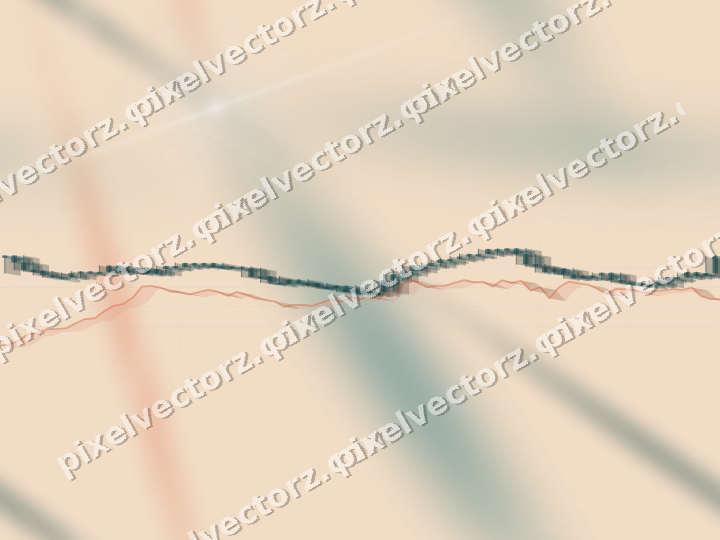 Nahtloser Pastell Diagramm Hintergrund in Dunkelpetrol und Orange