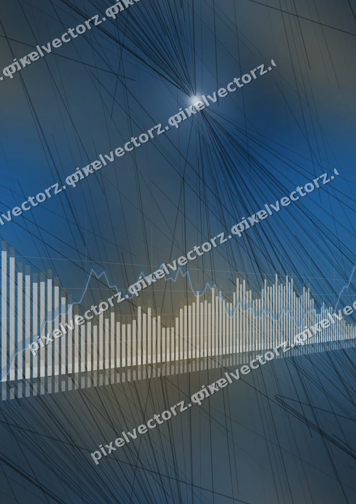 Nahtloser Neon Diagramm Hintergrund in Blau und Rot