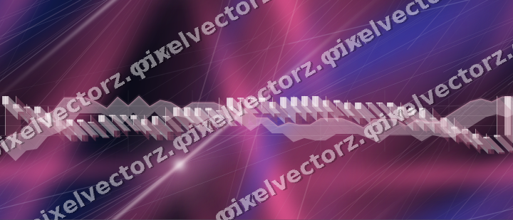 Nahtloser Neon Diagramm Hintergrund in Rosa und Blau