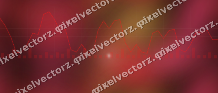 Nahtloser Neon Diagramm Hintergrund in Rot und Orange
