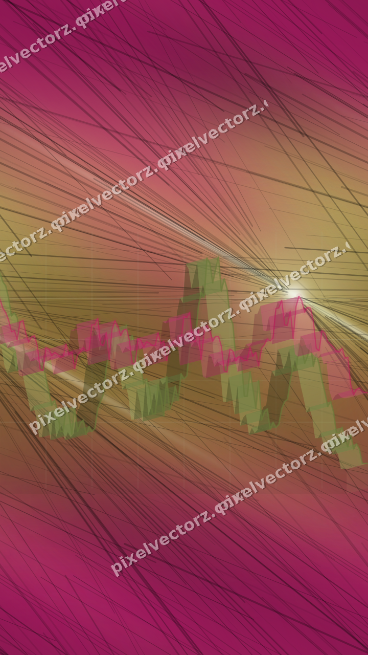 Nahtloser Neon Diagramm Hintergrund in Limette und Rosa