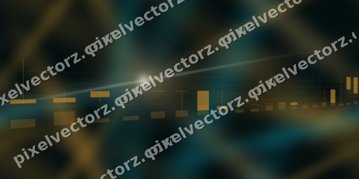 Nahtloser Neon Diagramm Hintergrund in Bernstein und Petrol