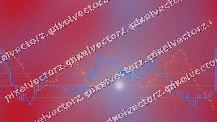 Nahtloser Neon Diagramm Hintergrund in Blau und Rot